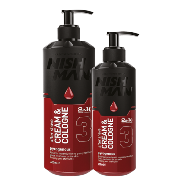 NISHMAN AFTER SHAVE CREAM & COLOGNE NO.03 Pyrogenous 200ML/400ML