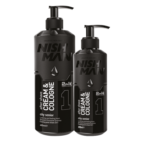 NISHMAN After Shave Cream & Cologne No.01 - City Senior 200ML/400ML