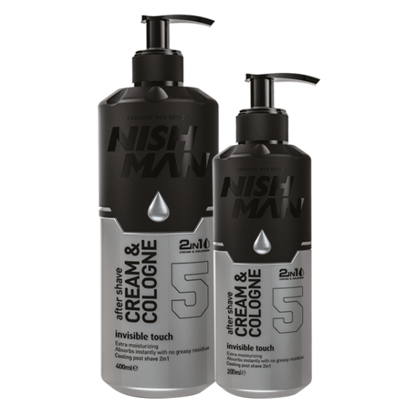 NISHMAN After Shave Cream & Cologne No.05 Invisible Touch 200ML/400ML