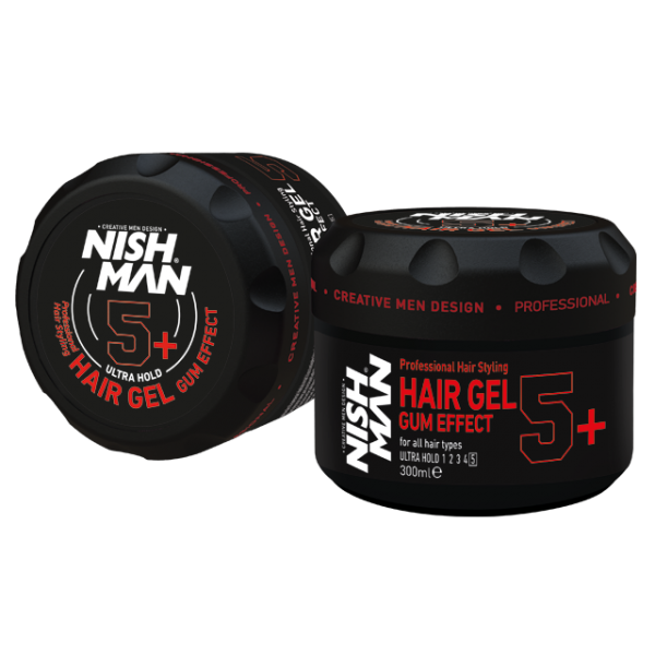 NISHMAN HAIR GEL NO.5+ GUM EFFECT 300 ML