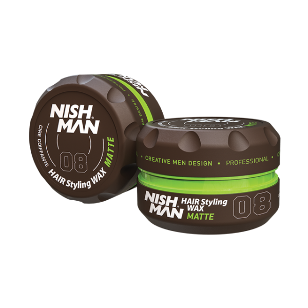 NISHMAN HAIR STYLING WAX NO.08 (MATTE)