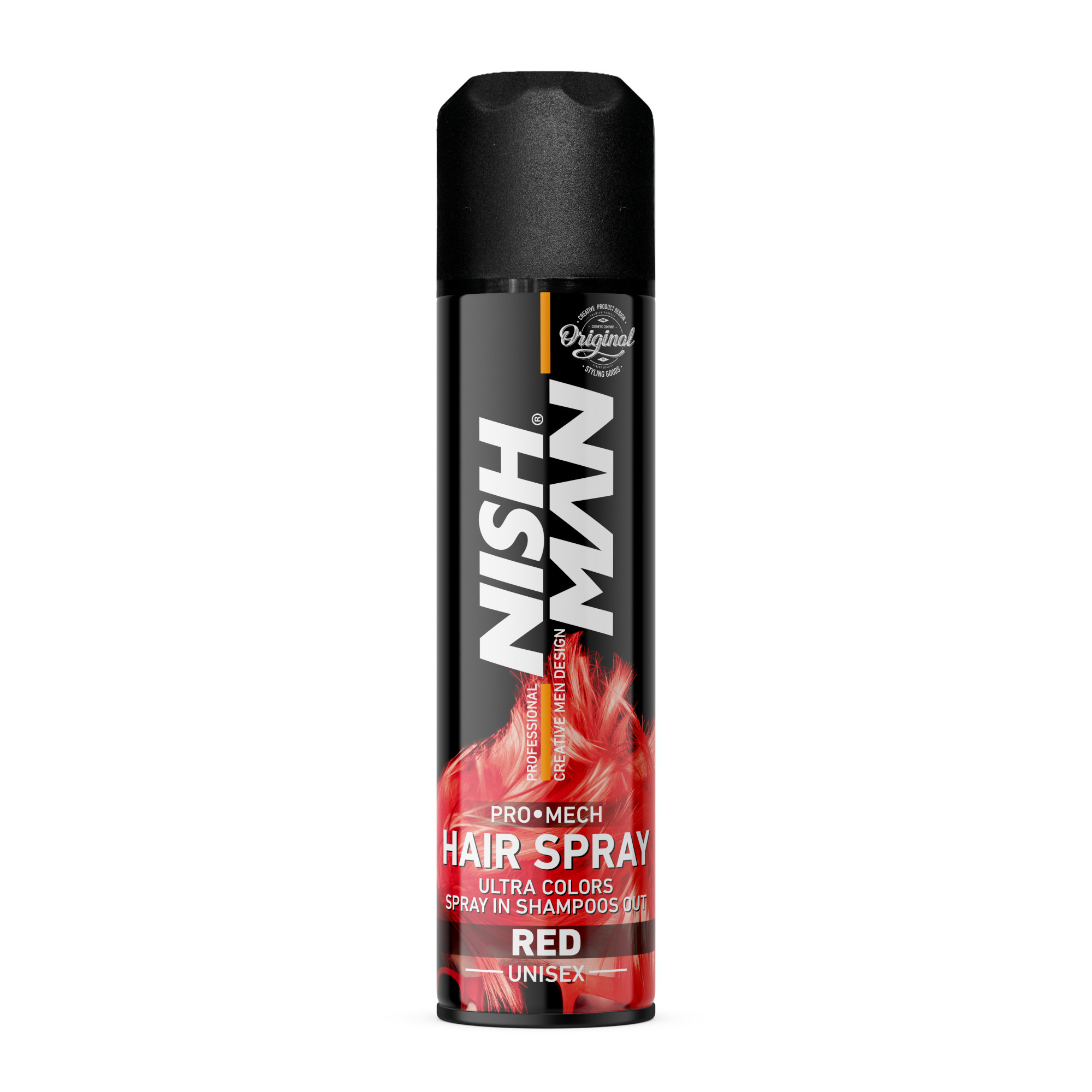 Nishman Professional Hair Color Spray (Red) 150ML